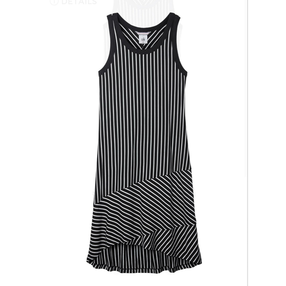 CAbi ATC Wink Dress #5946 Black and White Size L NWOT - Picture 2 of 13